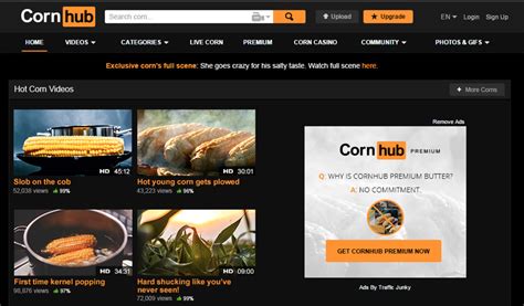 cornhub|Pornhub's April Fools' Day Prank Is Totally NSFW if Veggies.